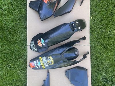 KTM Plastic Kit Black 2014-2016 EXC, EXCF, XCF, XCFW, XCW, XCFW
