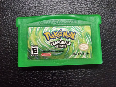 Pokemon (Pokémon): Leaf Green Version (Nintendo Game Boy Advance, GameBoy, GBA, 2004) Authentic Tested Working