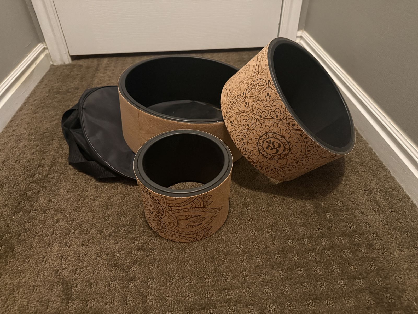 Cork Yoga Wheel Set - Brand New