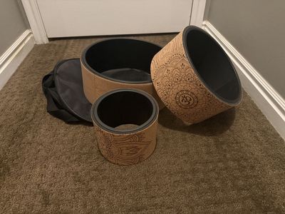 Cork Yoga Wheel Set - Brand New