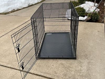 48” xxl huge dog crate kennel folding wire unit
