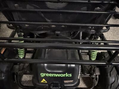 Greenworks 60v electric Go kart 2 seater