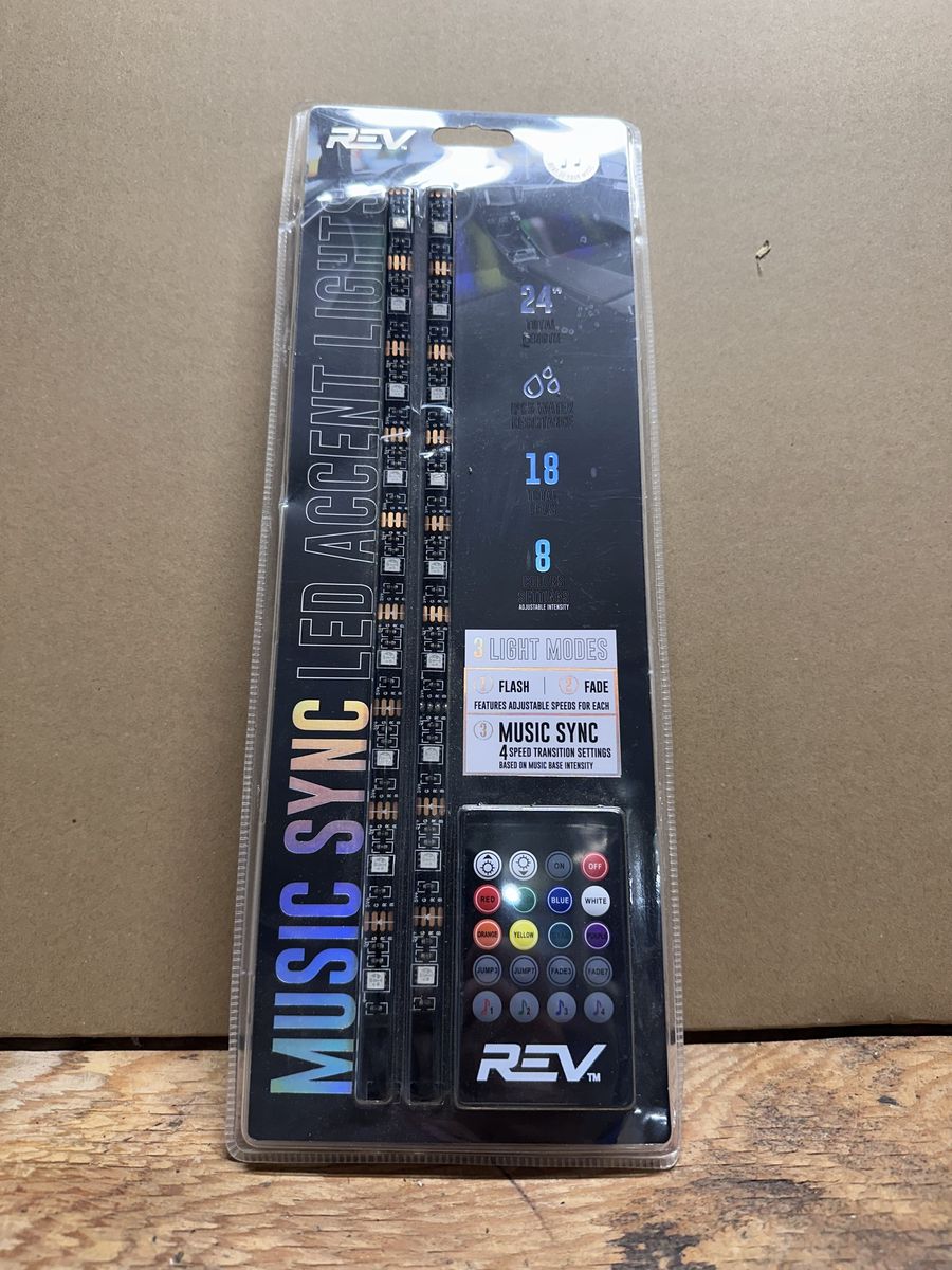 Music sync led accent lights