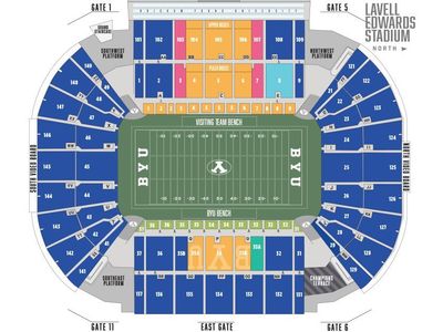 BYU vs Utah Tech 2 tickets for sale. Row Section 26 Row