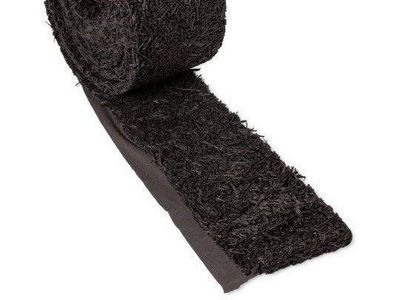 Recycled Rubber Mulch Edging, 12' x 6" Landscaping Trim, Durable & Eco-Friendly Garden Border