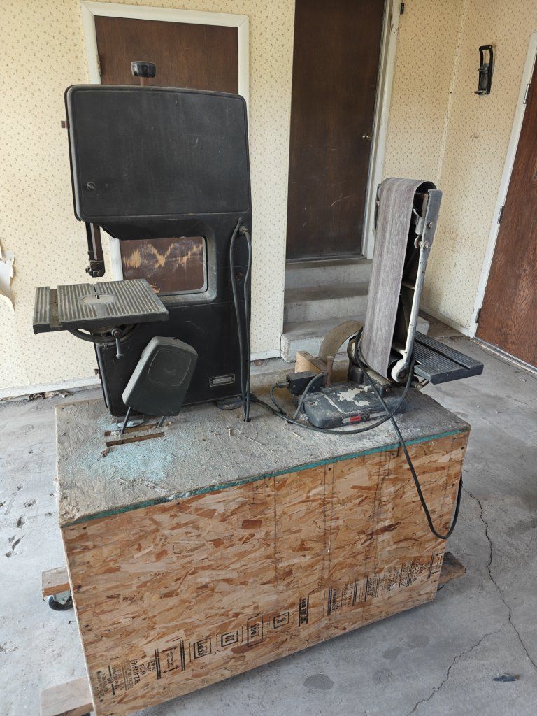 Craftsman 12-inch Band Saw & Sander Combo on Portable Stand