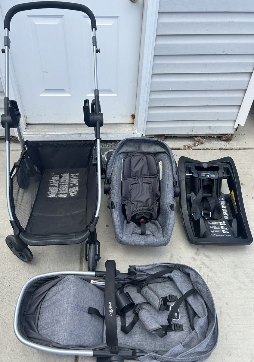 Child carrier/car seat/stroller combo