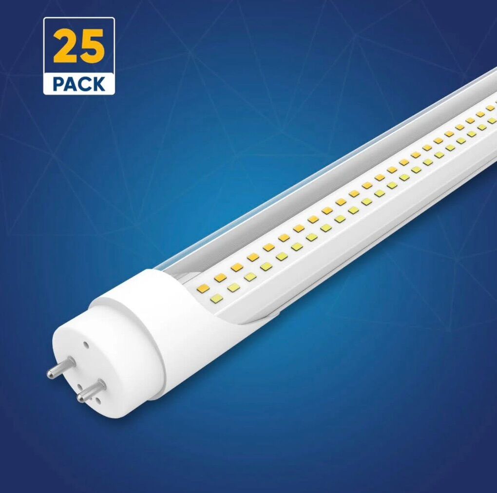 25-Pack LED 4FT Tube Light Replacements