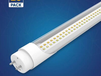 25-Pack LED 4FT Tube Light Replacements