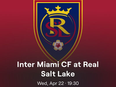 RSL vs MIA April 22 Messi
