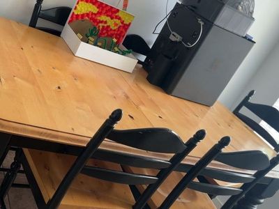 Wooden diner table