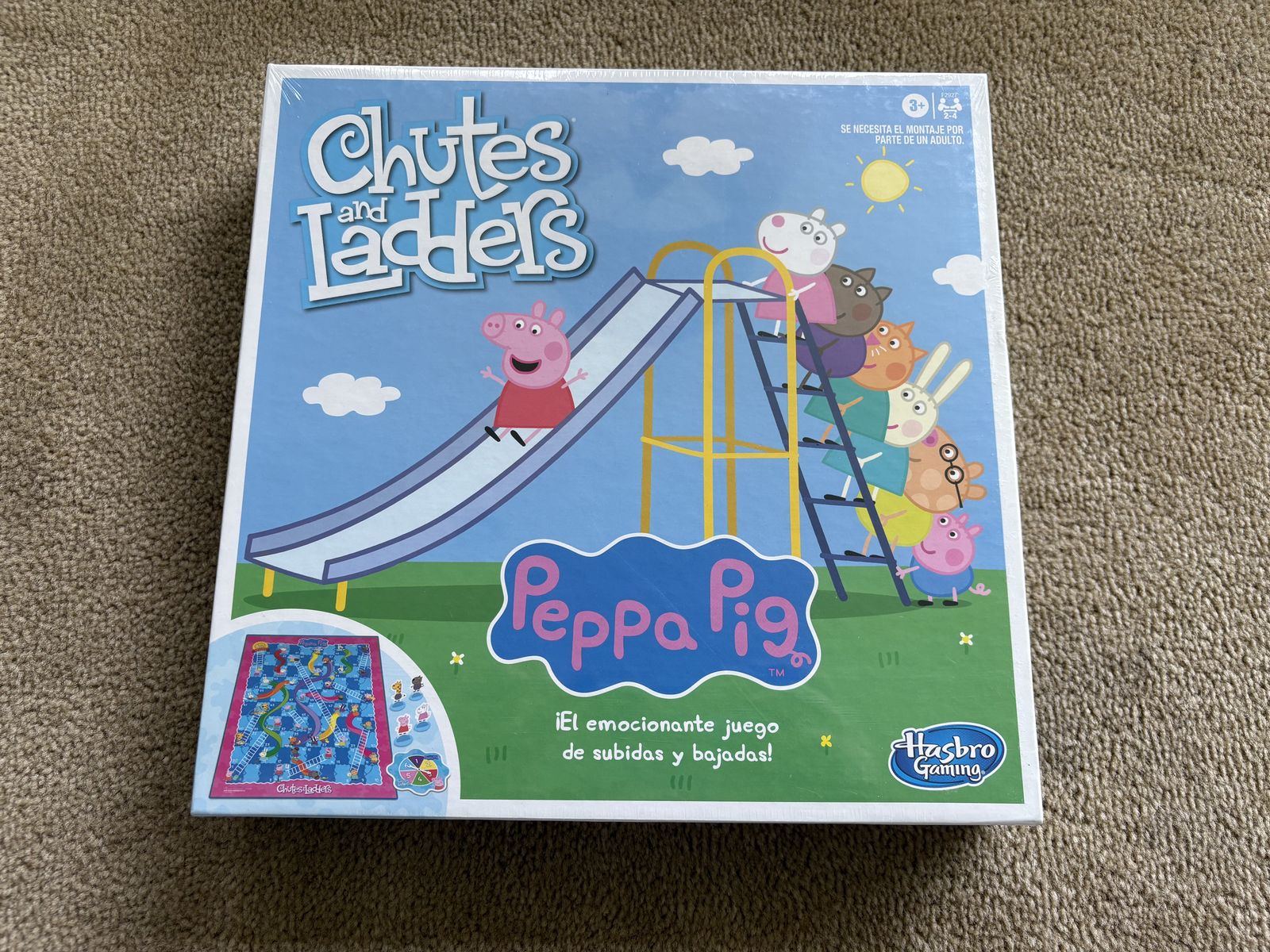 NEW Chutes and Ladders: Peppa Pig (Spanish)