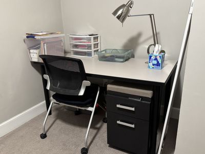 Office Desk with Storage -Perfect for Home Office or Student