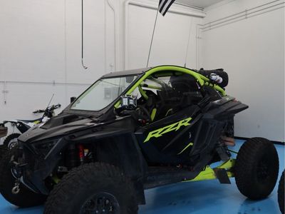 2024 Polaris RZR Side-by-Side UTV - Black/Green - Off-Road Ready - Excellent Condition