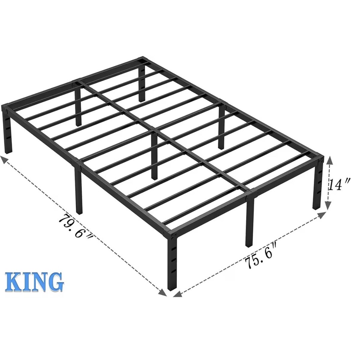 King Size Metal Bed Frame