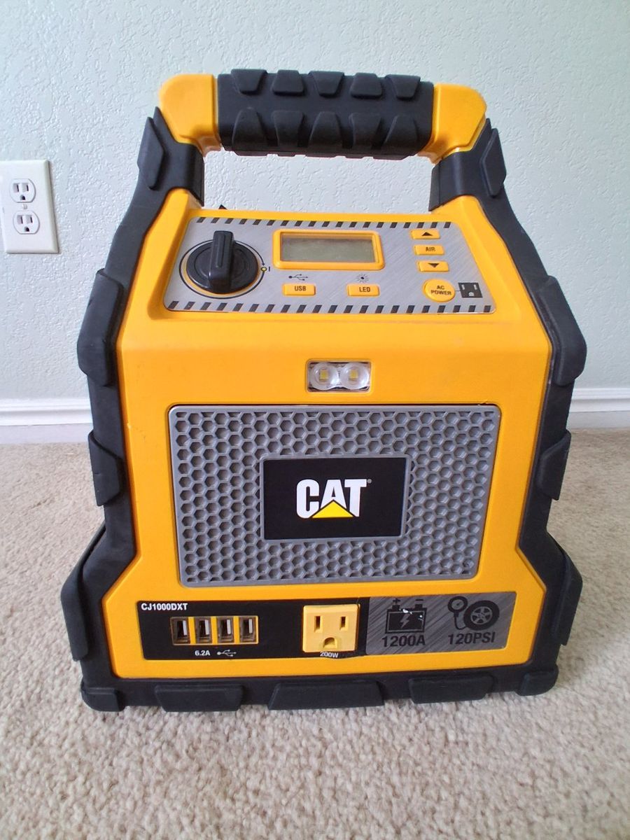 CAT CJ1000DXT 1200A Jump Starter & 120PSI Air Compressor Portable Power Station