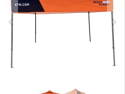 KTM Portable Shelter Canopy Tent - Used