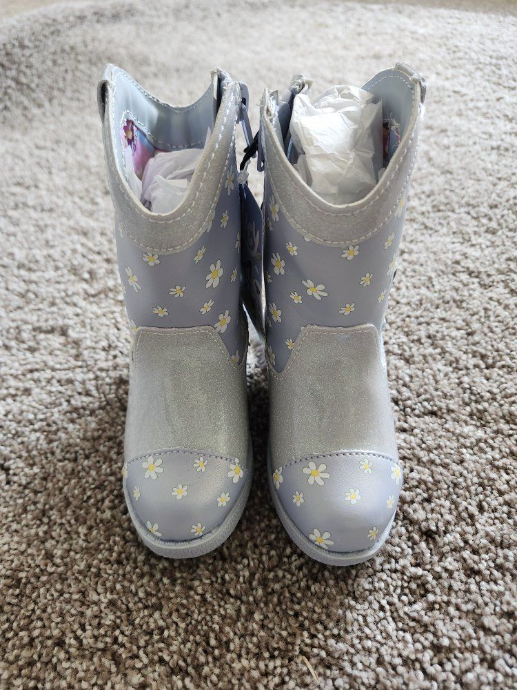 Bluey Cowgirl Boots - Size Toddler 5