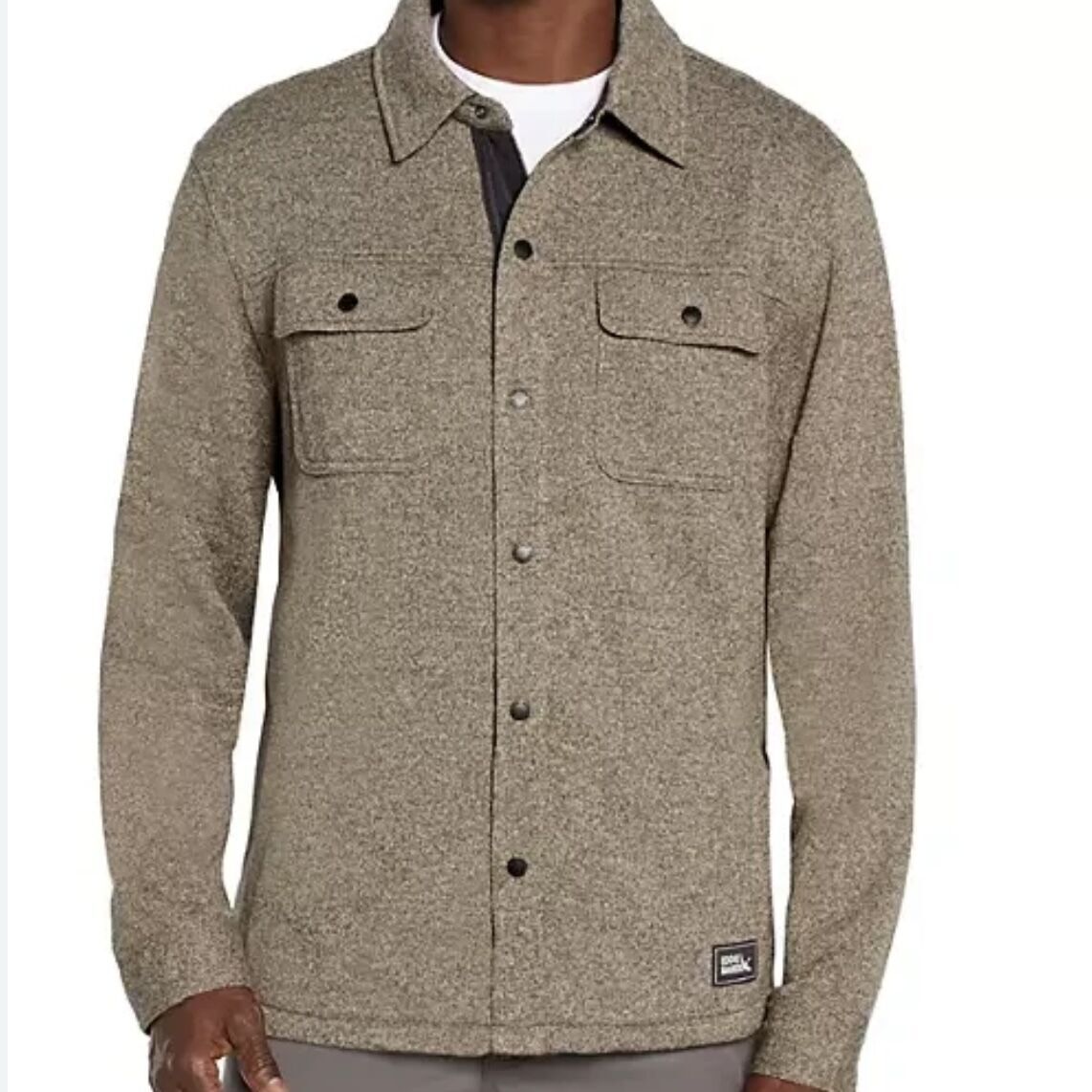 Eddie Bauer Men's Sweater Fleece Shirt Jacket - Size Large