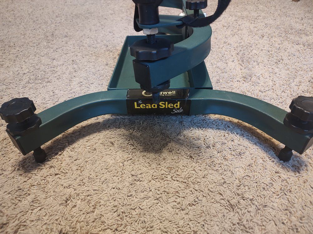 Caldwell Lead Sled Solo Shooting Rest - Dark Green, Adjustable