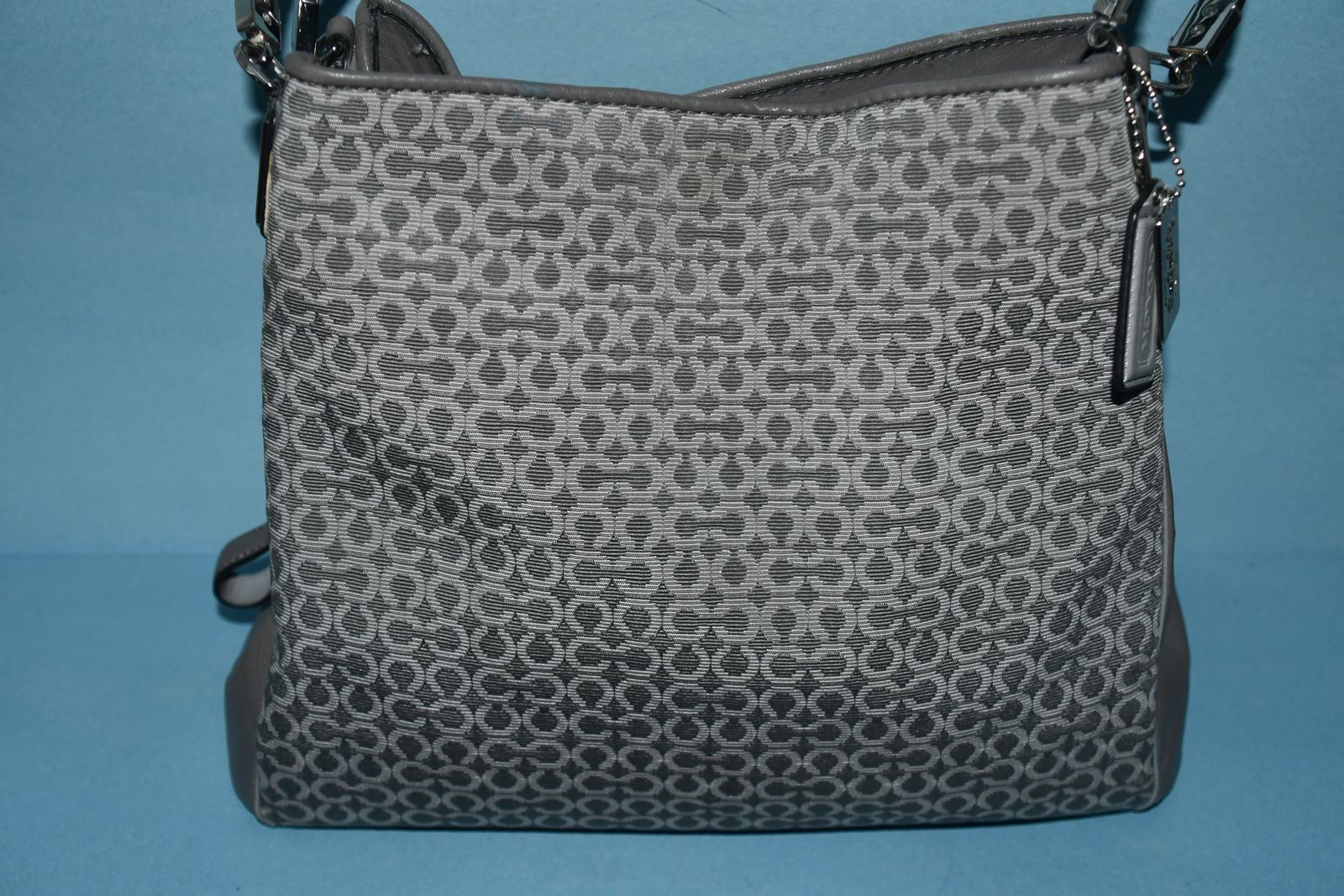 AUTHENTIC COACH "MADISON PHOEBE" SHOULDER BAG ~ 13" x 11" x 4" ~ 3 COMPARTMENTS ~ CLEAN!