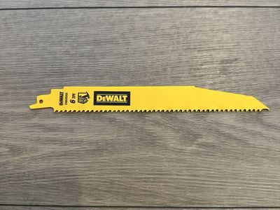 Dewalt 6 TPI SawZall Blade