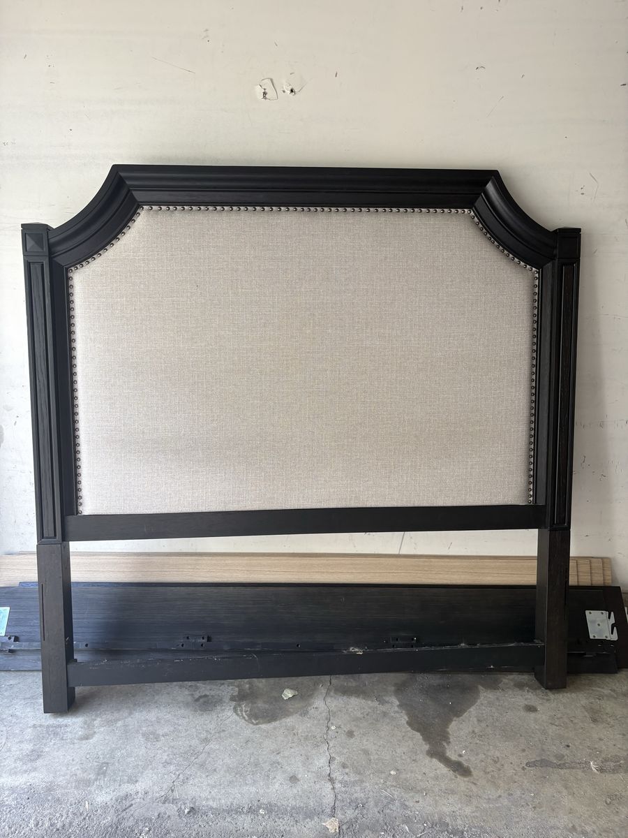 Queen platform bed frame