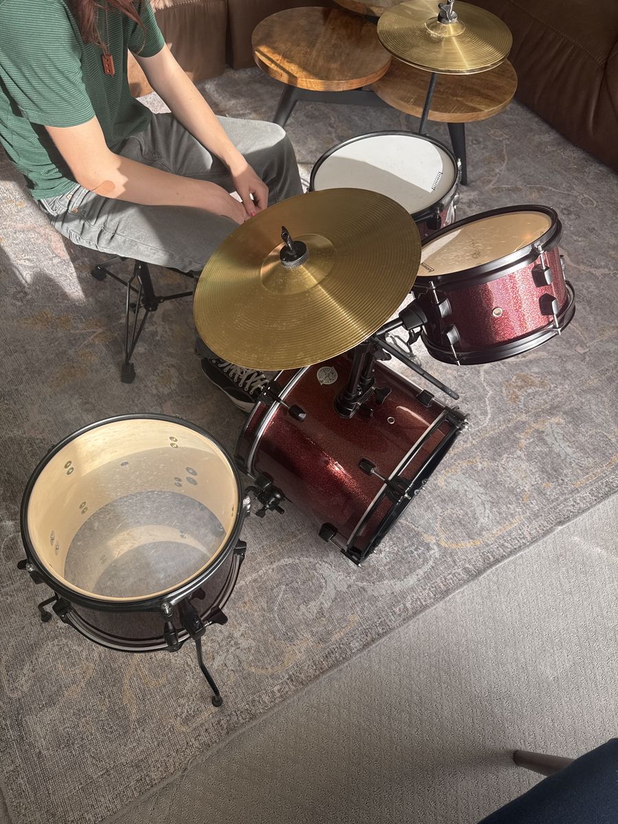 Youth drum set $75