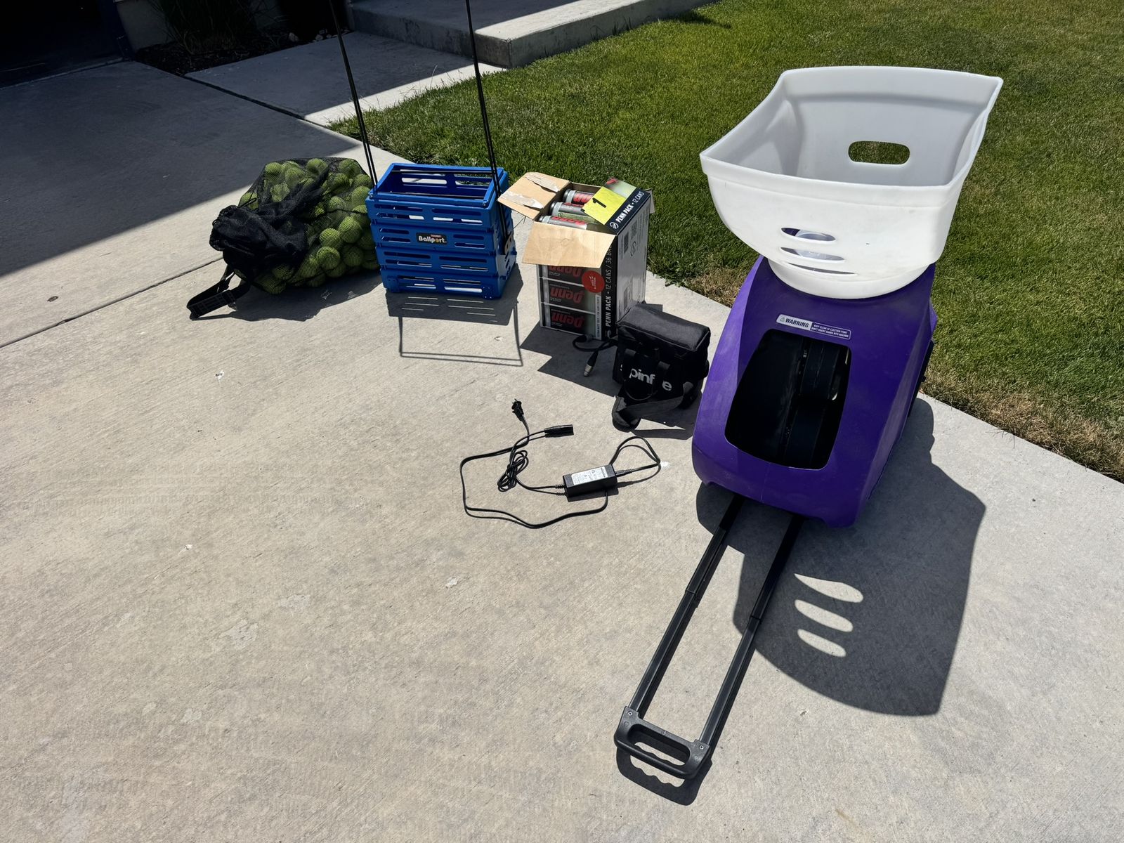 Spinfire Pro 2 Tennis Ball Machine - Like New ($500 off new price plus extras)