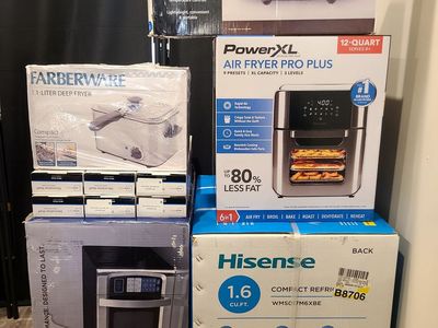 Microondas, Mini nevera, AirFryer, DeepFryer and more. SAVE OVER $ 150