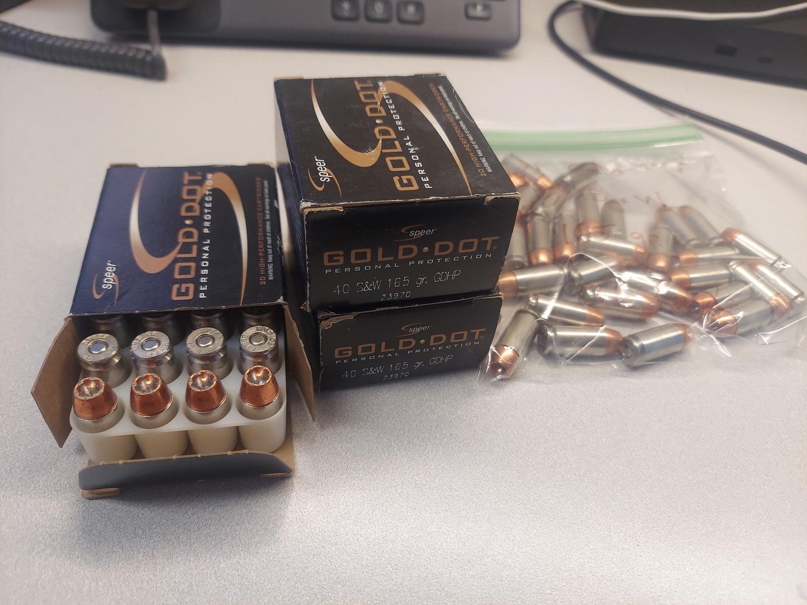 40 S&W Speer Gold Dot Ammunition