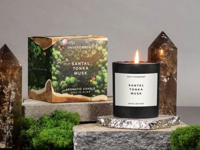 ENVIRONMENT Resort Aromatics Candle. Santal Tonka Musk, 2009102 #105343