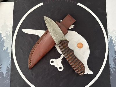 Damascus Hunting Knife