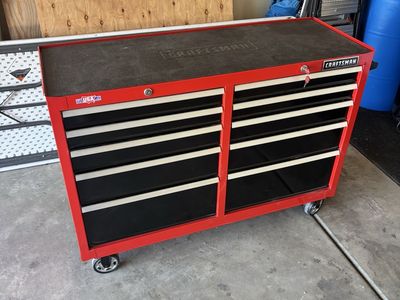 Craftsman 10 Drawer Rolling Tool Box Chest Cabinet