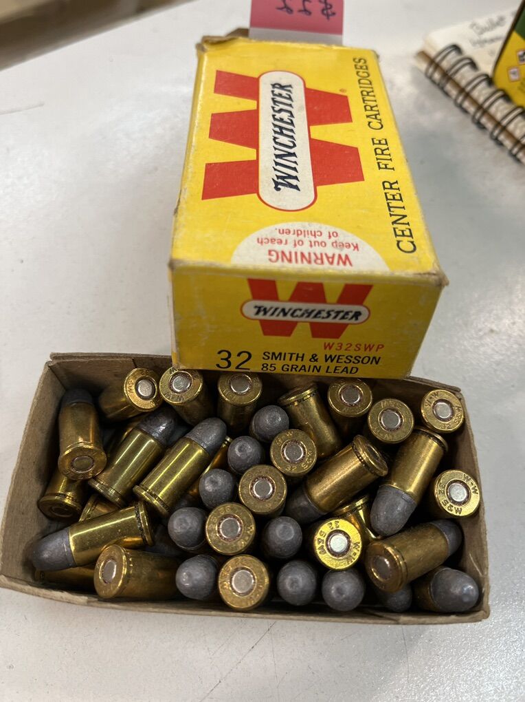 32 Smith&Wesson Ammo And Brass.