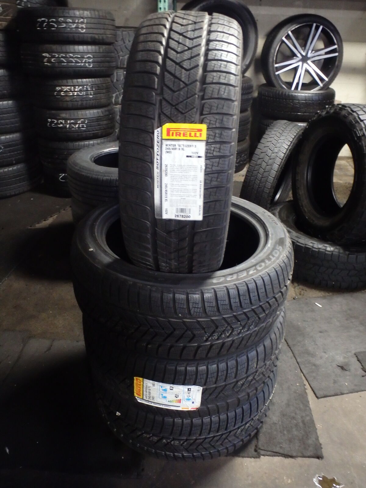 245/45R19 PIRELLI WINTER SOTTOZERO 3 SET OF BRAND NEW TIRES