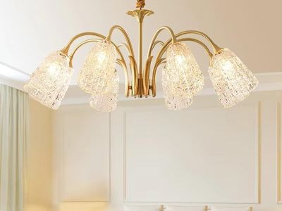 MODERN AMERICAN STYLE LUXURY ROUND 8 LIGHT PENDANT CHANDELIER DINING, LIVING ROOM, BEDROOM-NEW IN ORIGINAL BOX!!!