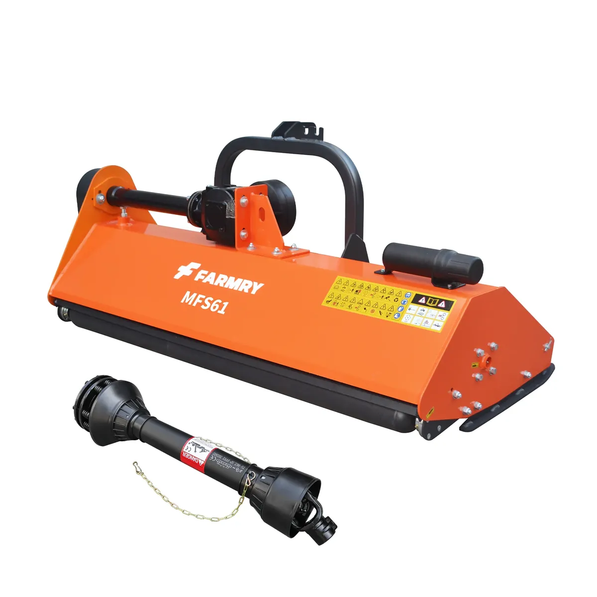 FARMY 3 Point 61" Flail Mower Flail Mower 2025, Orange MFS61