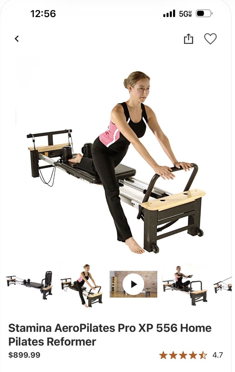 Stamina AeroPilates Pro XP 556 Home Pilates Reformer