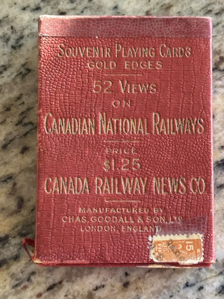 Antique Playing Cards Canadian Railways England