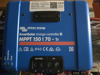 Victron MPPT 150/70 solar charge controller.