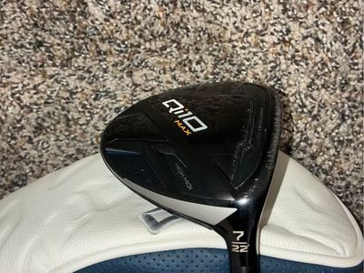 TaylorMade Qi10 Max 7 Wood 22° Speeder NX R Flex Great Condition w/Headcover