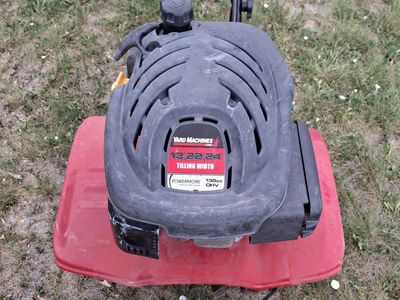 yard machine front tine tiller