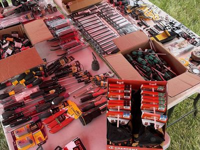 All kinds of new tools for sale$1+ Saturday 18th 8amto5pm