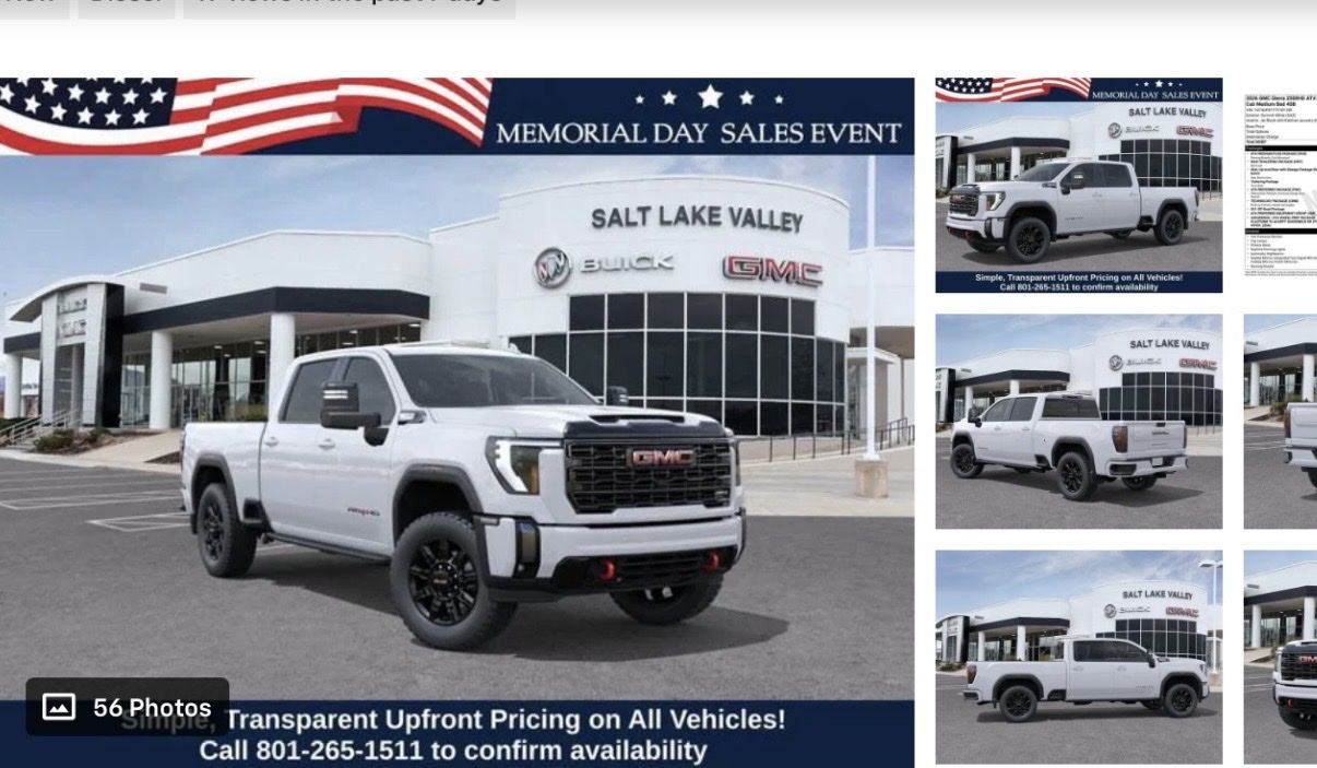 2026 GMC 2500 AT4 wheels and bumpers