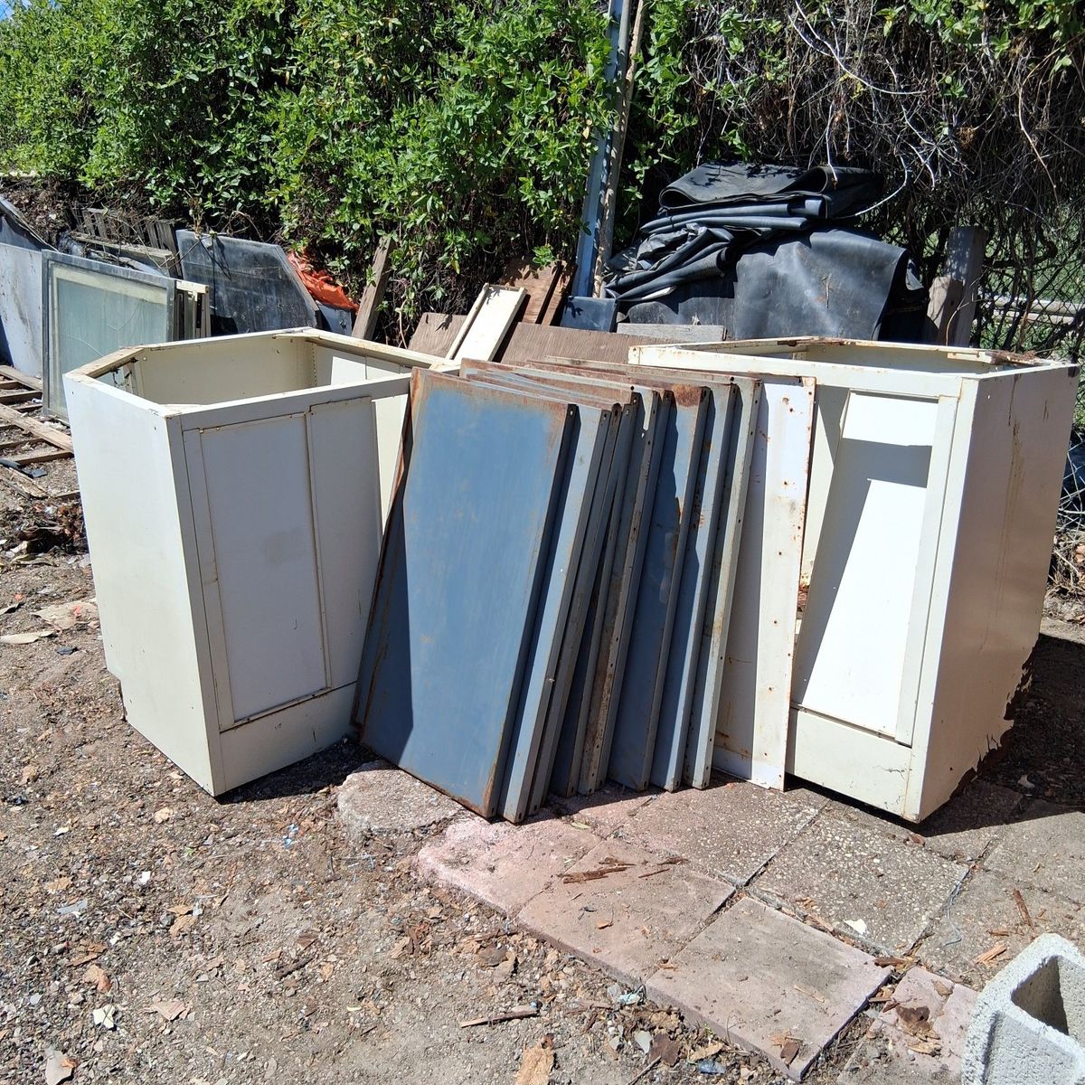 Free Metal Shelves, etc.