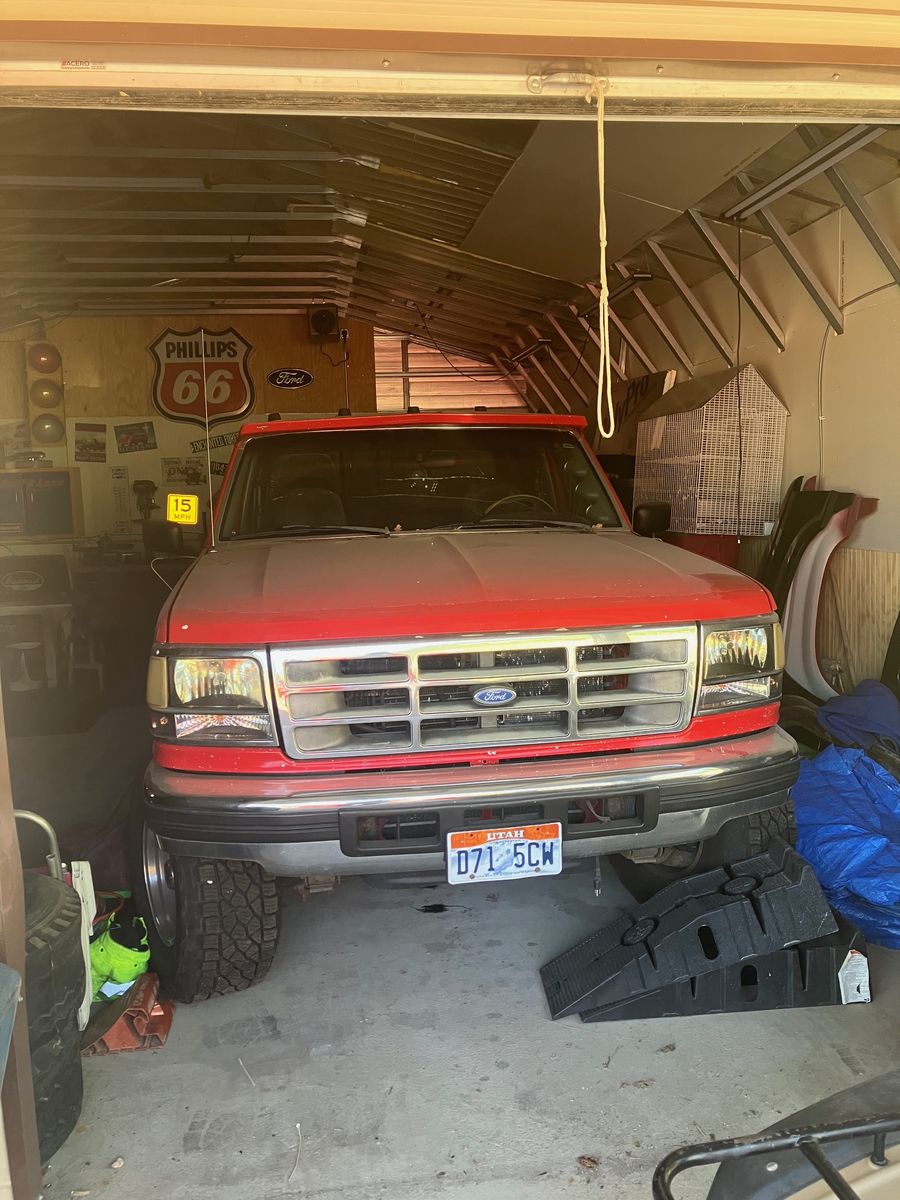 1997 Ford F250 power stroke crew cab short bed flare side 4X4
