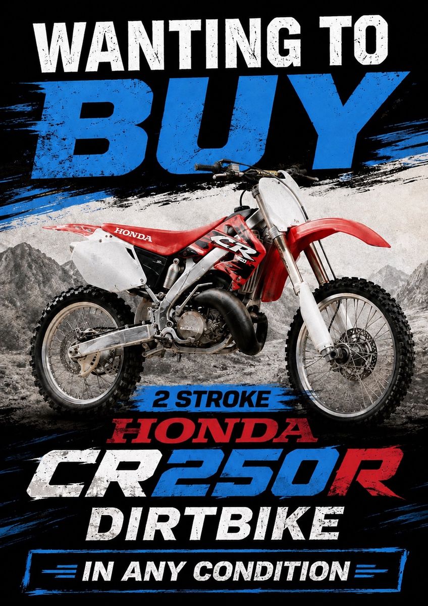 ISO Honda CR250R