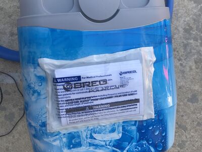 Berg polar ice machine medical ICE MACHINE WITH WALL OR CAR CHARGER for travel