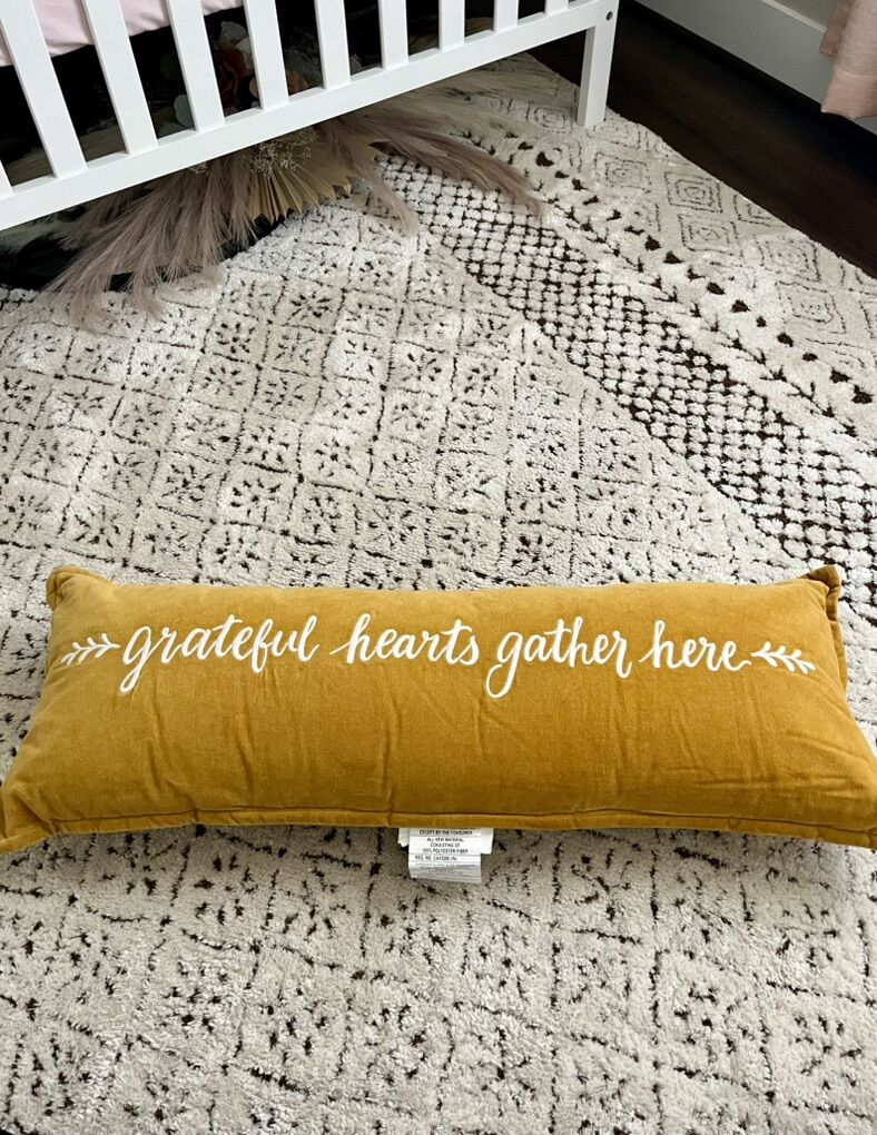 Long Velvet Throw Pillow